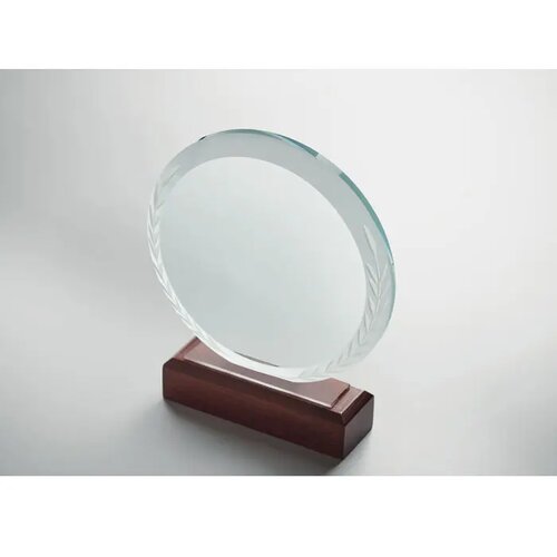 Ronde award plaquette Keen bruin
