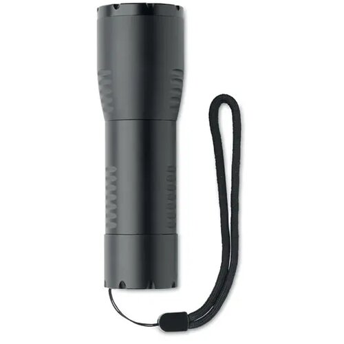 Kleine aluminium led-zaklamp Zwart
