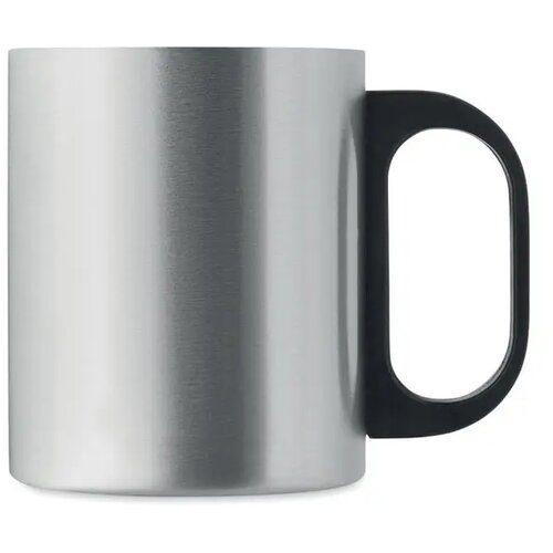Dubbelwandige RVS mok Zilver 300 ml