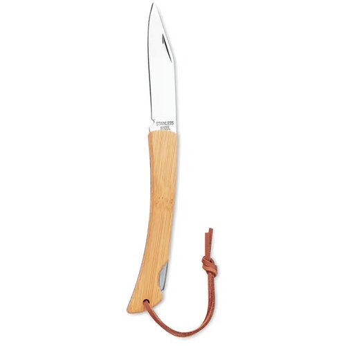 Opvouwbaar mes in bamboe Mansan hout