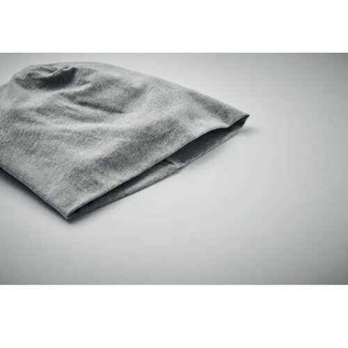 Katoenen beanie muts Grijs