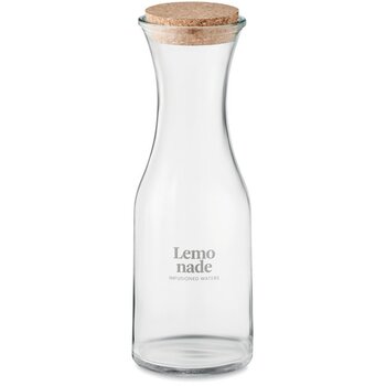 Gerecyclede glazen karaf Picca Transparant 1000 ml