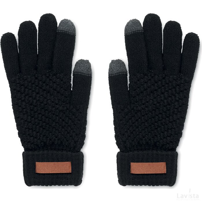 Rpet touchscreen handschoenen Takai zwart
