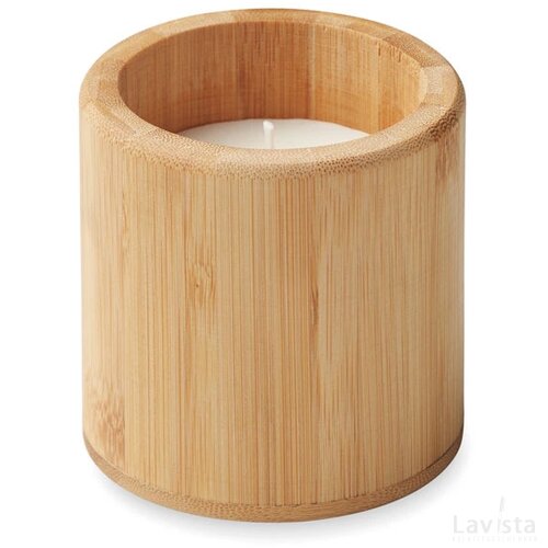 Plantaardige waskaars 160 gr Giza hout