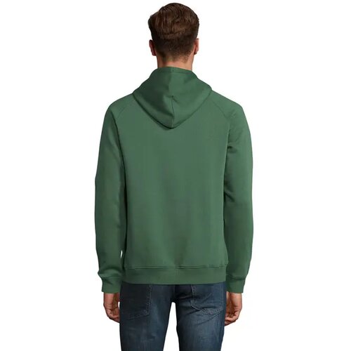 Stellar hood sweater 280g Stellar flesgroen