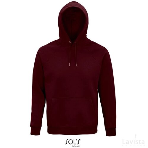 Stellar hood sweater 280g Stellar burgundy