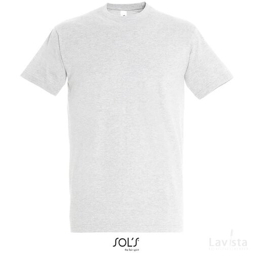 Imperial heren t-shirt 190g Imperial asgrijs