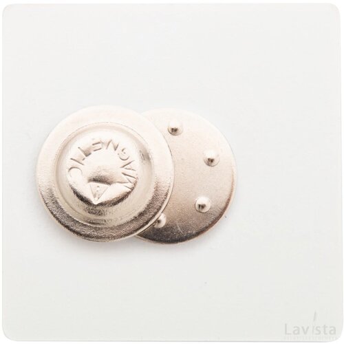 Domebadge Magnetische Badge Wit