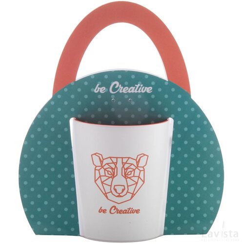 Carrymug Mok Drager Wit