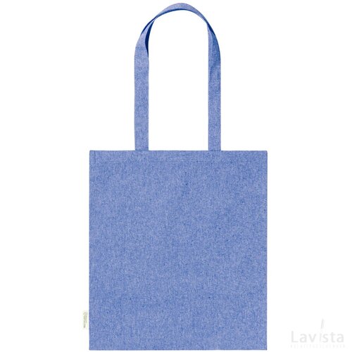 Rassel Katoenen Boodschappentas Blauw