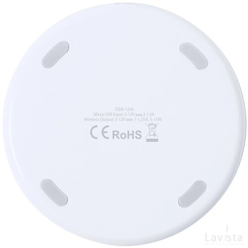 Alanny Draadloze Oplader Wit