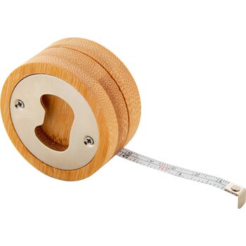 Mini rolmaat met flesopener Naturel