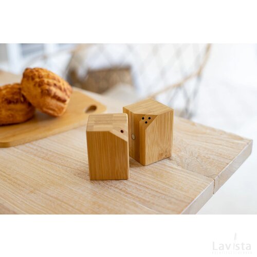 Kerala Zout En Peper Shaker Set Natuurlijk