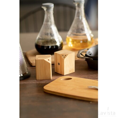 Kerala Zout En Peper Shaker Set Natuurlijk