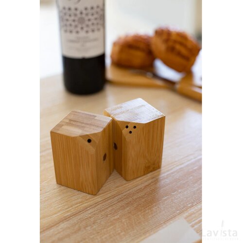 Kerala Zout En Peper Shaker Set Natuurlijk