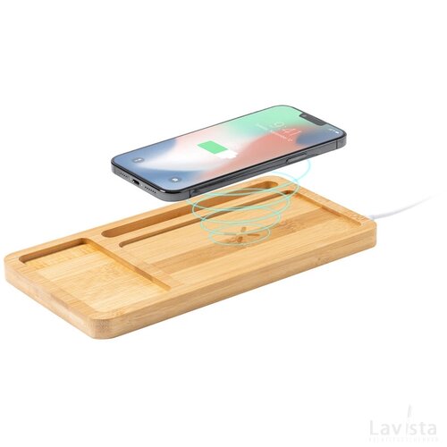 Golbar Draadloze Oplader Organiser Natuurlijk