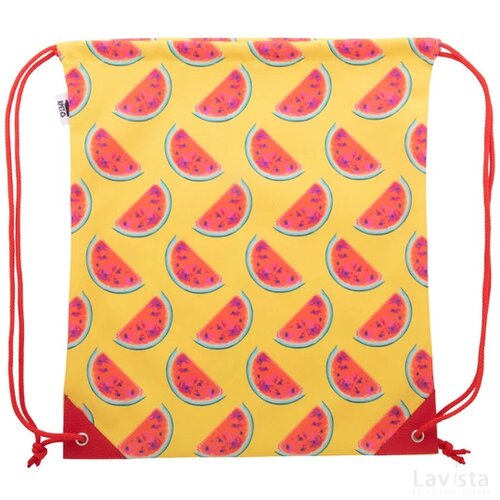 Creadraw Supreme Custom Made Trekkoord Tas Rood