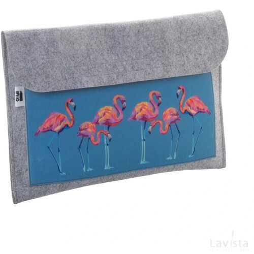 Creafelt Laptop Custom Made Laptoptas Grijs