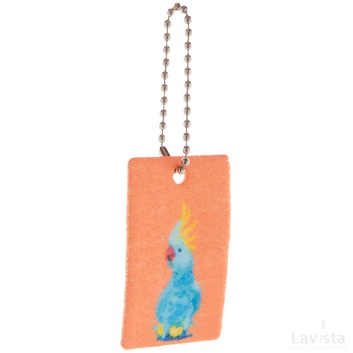 Felty Custom Made Sleutelhanger, Rechthoek Wit
