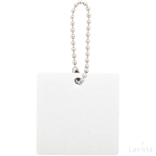 Felty Custom Made Sleutelhanger, Vierkant Wit