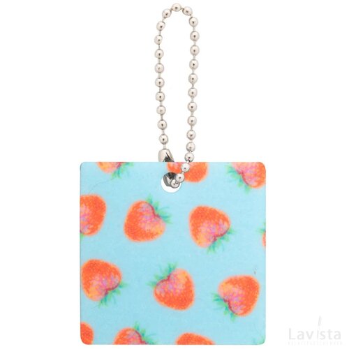 Felty Custom Made Sleutelhanger, Vierkant Wit
