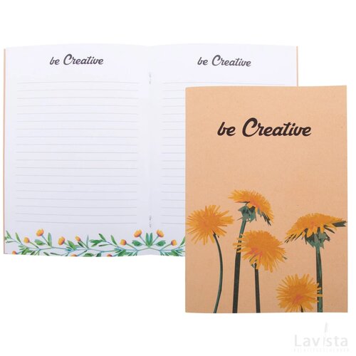Creanote Plus A5 Eco Custom Made Notitieboekje Natuurlijk