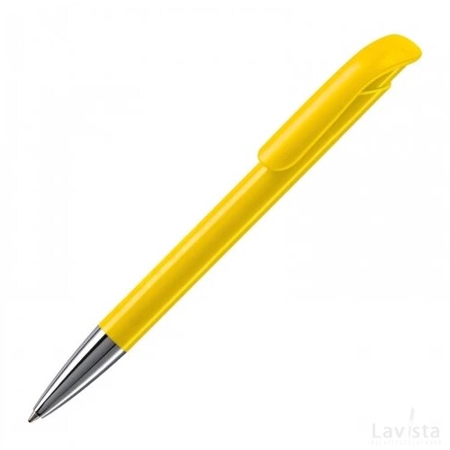 Balpen Atlas hardcolour metal tip geel