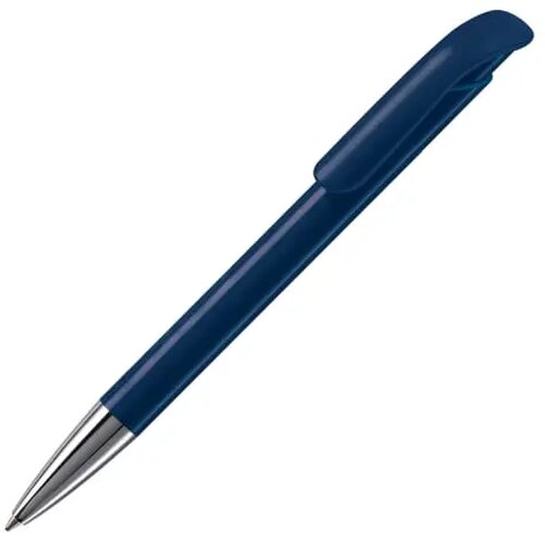 Balpen Atlas hardcolour metal tip donker blauw