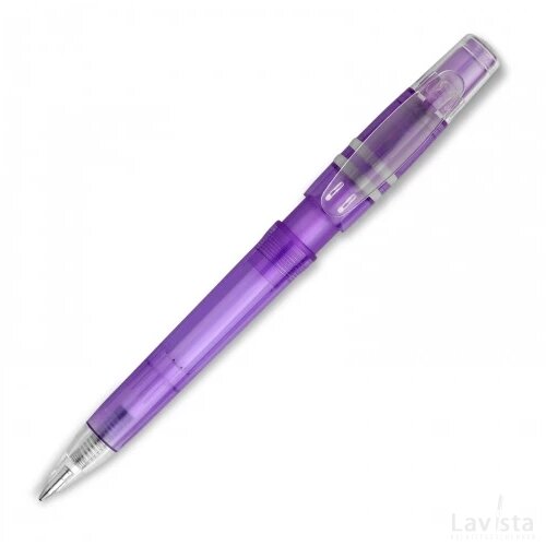 Balpen Nora Clear transparant transparant paars