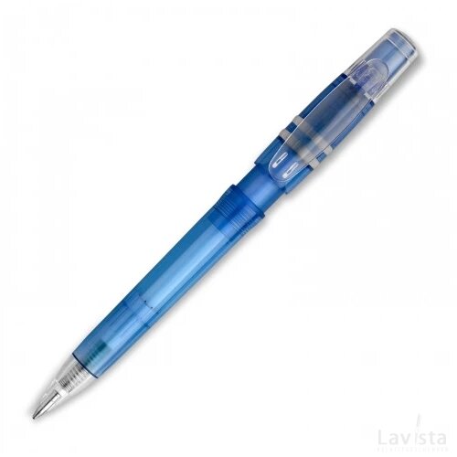 Balpen Nora Clear transparant transparant blauw