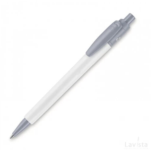 Balpen Baron 03 recycled hardcolour wit / grijs