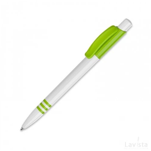 Balpen Tropic hardcolour wit / licht groen