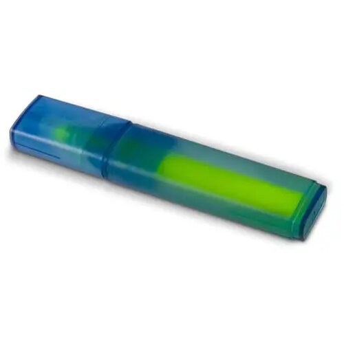 Markeerstift R-PET blauw / geel