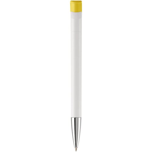 Balpen Apollo hardcolour wit / geel