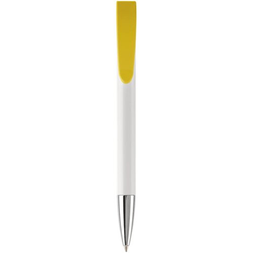 Balpen Apollo hardcolour wit / geel