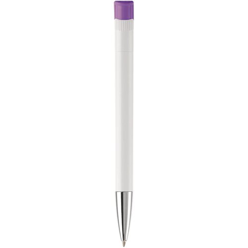 Balpen Apollo hardcolour wit / paars