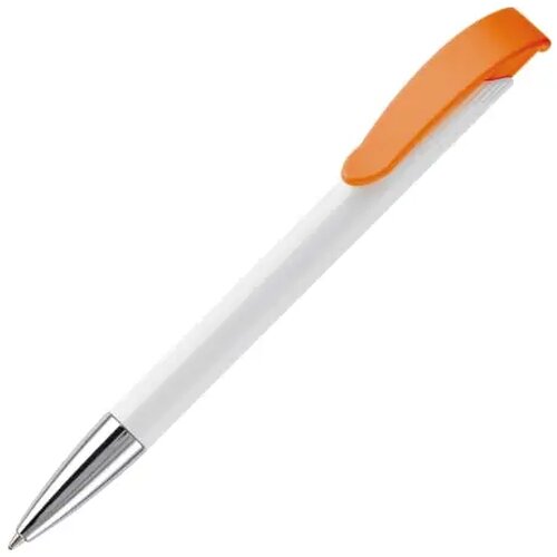 Balpen Apollo hardcolour wit / oranje