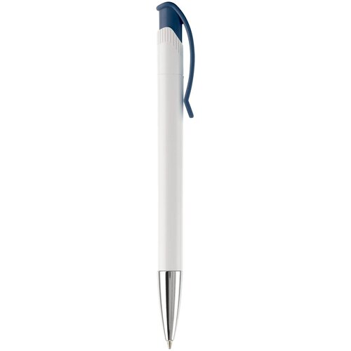 Balpen Apollo hardcolour wit / donker blauw