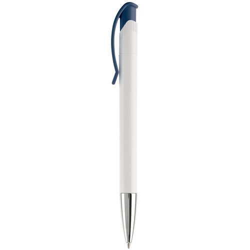 Balpen Apollo hardcolour wit / donker blauw