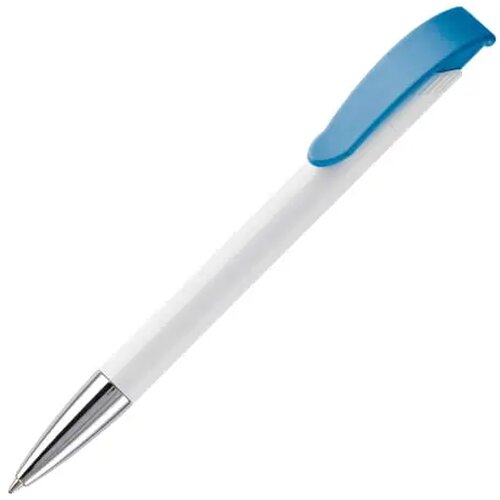 Balpen Apollo hardcolour wit / blauw