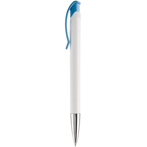 Balpen Apollo hardcolour wit / blauw