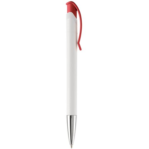 Balpen Apollo hardcolour wit / rood
