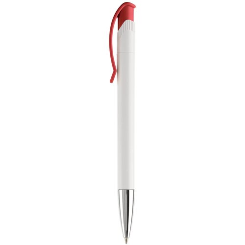 Balpen Apollo hardcolour wit / rood
