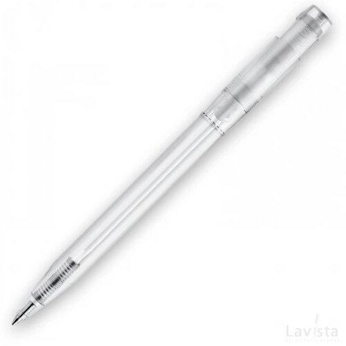 Balpen Pier Clear transparant transparant wit