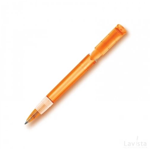 Balpen S40 Grip Clear transparant transparant oranje