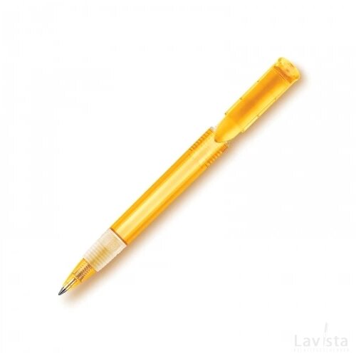 Balpen S40 Grip Clear transparant transparant geel