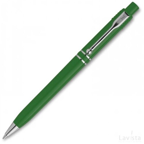Balpen Raja Chrome hardcolour groen