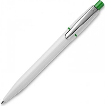 Balpen Semyr hardcolour wit / groen