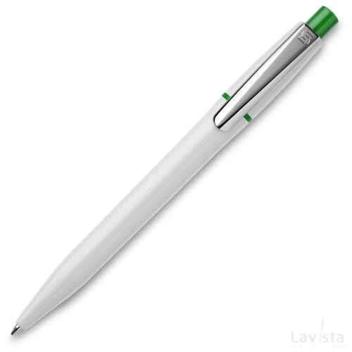 Balpen Semyr hardcolour wit / groen