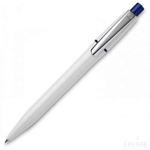 Balpen Semyr hardcolour wit / donker blauw